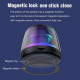 Mini Enceinte Bluetooth Portable Avec Éclairage RGB Son Surround 360° Et Support Téléphone Magnétique - www.yonis-shop.com