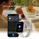 Montre Connectée Écran Couleur 1.83 Pouce Étanche IP68 Bluetooth Appels Santé Sport Assistant Vocal Autonomie Longue Durée - ...