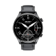 Montre Connectée Santé avec Écran Rond 1.32 Pouces Bracelet Cuir Surveillance Température Corporelle ECG Tension Artérielle A...