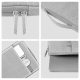 Sacoche Ordinateur Portable 14-15 Pouces Protection Antichoc Avec Poignée Et Rangement Supplémentaire Grise - www.yonis-shop.com