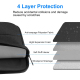 Sacoche Ordinateur Portable Imperméable Élégante Et Résistante Pour Laptops 15 à 16 Pouces Protection Multicouche Ultra Légèr...