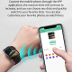 Montre Connectée Écran HD 1.7 Pouces Surveillance Température Corporelle Et Oxygène Sanguin Bracelet TPU Étanche IP68 Autonom...