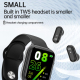Montre Connectée 2 En 1 Avec Écouteurs TWS Intégrés Appel Bluetooth Suivi Cardiaque Et Oxygène Batterie Longue Durée Étanche ...
