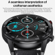 Montre Connectée Tactile 1.3 Pouces Bluetooth Écran Double Mode Surveillance Sommeil Tension Artérielle Fréquence Cardiaque B...