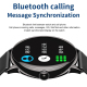 Montre Connectée AMOLED 1.43 Pouces Contrôle Santé et Appels BT Surveillance Fréquence Cardiaque Tension Oxygène Batterie Lon...