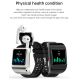 Montre Connectée Avec Écouteurs Suivi Du Sommeil Mesure De La Pression Artérielle IP68 Veille De Plus De 60 Jours - www.yonis...