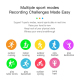 Montre Connectée Sport Écran TFT HD 1.81 Pouce Suivi Cardiaque Température Corporelle Autonomie 3 À 7 Jours Android IOS - www...