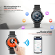 Montre Connectée IPS 1.3 Pouces Étanche IP65 avec Bluetooth Appels et Messages Rappels Suivi Sommeil et Activité Compatible I...