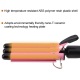 Fer À Boucler Automatique À 3 Cylindres Pour Ondulations Larges Céramique Tourmaline 32 Mm Thermostat 180 À 210 °C - www.yoni...