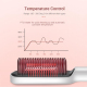Brosse Lissante Chauffante Pour Cheveux Céramique Ionique Température Réglable 130 À 200 °C Chauffe En 1 Minute - www.yonis-s...