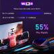 Box Android TV 8K Ultra HD Smart Media Player Android 13.0 Quad-Core 2GB+16GB Avec Télécommande et Support HDR - www.yonis-sh...