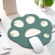 Tapis De Souris Patte De Chat Antidérapant En Caoutchouc Naturel Vert 28x25cm Design Confortable Et Mignon - www.yonis-shop.com