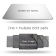 Tapis De Souris Double Face Antidérapant En Alliage D'Aluminium Pour Une Utilisation Fluide Et Facile À Nettoyer - www.yonis-...
