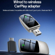 Convertisseur CarPlay Filaire Sans Fil WiFi 6 Double Bande Connexion Automatique USB-A USB-C 1080P - www.yonis-shop.com