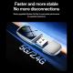 Convertisseur CarPlay Filaire Sans Fil WiFi 6 Double Bande Connexion Automatique USB-A USB-C 1080P - www.yonis-shop.com
