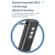 Récepteur Émetteur Bluetooth 5.3 AUX Pour Voiture Lecteur De Carte TF Jusqu’à 64 Go Autonomie 10 Heures Portée 15 Mètres - ww...