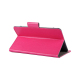 Housse universelle rose pour tablette tactile 10.1 pouces vue de dos en position support. - Yonis Y-heu8