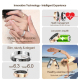 Bague Connectée De Suivi Santé Avec Fréquence Cardiaque Oxygène Sommeil Cycle Menstruel IP68 Taille 11 - www.yonis-shop.com