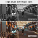 Camera Surveillance HD 1080P Sans Fil Détection Mouvement Audio Bidirectionnel Vision Nocturne Infrarouge Carte TF Étanche IP...