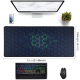 Tapis De Souris Antidérapant Surface En Tissu Pour Jeux Durable Et Confortable Taille 80x30x0.2cm Design Nids D'Abeilles - ww...