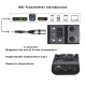 Système De Monitoring In Ear Sans Fil Pour Scène 2.4 GHz Avec Latence ≤8 Ms Et Jusqu’à 6 Récepteurs - www.yonis-shop.com