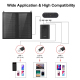 Chargeur Solaire Pliable 12 W Pour Smartphones Et Tablettes À Double Port USB Charge Rapide QC3.0 AFC - www.yonis-shop.com