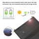 Chargeur Solaire Pliable 12 W Pour Smartphones Et Tablettes À Double Port USB Charge Rapide QC3.0 AFC - www.yonis-shop.com