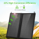 Chargeur Solaire Pliable 12 W Pour Smartphones Et Tablettes À Double Port USB Charge Rapide QC3.0 AFC - www.yonis-shop.com