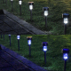 Lampe Solaire De Jardin Extérieur Sans Fil À Lumière Blanche Installation Facile Hauteur 38 Cm - www.yonis-shop.com