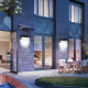 Lampe Murale Solaire 2 En 1 À Tirette 60 LED Pour Cour Et Jardin Lumière Chaude IP65 Autonomie 6 À 10 Heures - www.yonis-shop...