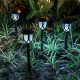 Lampe De Jardin Solaire LED Décorative IP65 À Lumière Blanche Avec Autonomie De 8 Heures - www.yonis-shop.com