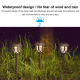 Lampe De Jardin Solaire LED Décorative IP65 À Lumière Blanche Avec Autonomie De 8 Heures - www.yonis-shop.com
