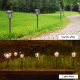 Lampe De Jardin Solaire LED Décorative IP65 À Lumière Blanche Avec Autonomie De 8 Heures - www.yonis-shop.com