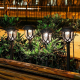 Lampe De Jardin Solaire LED Décorative IP65 À Lumière Blanche Avec Autonomie De 8 Heures - www.yonis-shop.com
