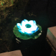 Lampe Solaire Flottante Lotus Rose Pour Jardin IP65 Étanche Avec Allumage Automatique Nocturne 28x28 cm - www.yonis-shop.com