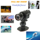 Caméra sport tube Full HD noire fixée sur son support adhésif pour activités sportives extrêmes - Yonis Y-cs9g32-bis