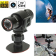 Caméra sport étanche tube noire avec son support adhésif et installée sur guidon vélo. - Yonis Y-cs9g32-bis