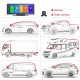 Autoradio Écran Tactile 10.26 Pouces Sans Fil CarPlay Android Auto HD Caméra Intégrée Bluetooth FM - www.yonis-shop.com