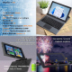 Tablette Tactile 10.1 Pouces Windows 11 Avec 12GB RAM 128GB ROM Écran IPS Haute Résolution et Ports Polyvalents Pour Divertiss