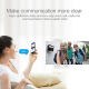 Interphone Vidéo Sans Fil Vision Nocturne WiFi Sécurité Maison Moniteur Enregistrement Visuel Appel - www.yonis-shop.com