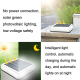 Lampe Solaire De Tête De Colonne Pour Jardin Étanche IP68 À Trois Couleurs Avec Allumage Automatique - www.yonis-shop.com