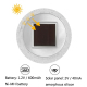 Lanterne Solaire Décorative En Verre Pour Jardin IP65 Sans Câblage Allumage Automatique Autonomie 8 À 10 Heures - www.yonis-s...