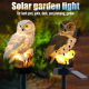 Lampe Solaire LED En Forme De Hibou Pour Jardin Et Pelouse IP65 En Résine Avec Allumage Automatique La Nuit - www.yonis-shop.com
