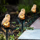 Lampe Solaire LED En Forme De Hibou Pour Jardin Et Pelouse IP65 En Résine Avec Allumage Automatique La Nuit - www.yonis-shop.com