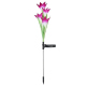 Lampe Solaire De Jardin À 4 Fleurs De Lys LED Lumière Blanche Étanche IP55 Allumage Automatique 8 Heures D’Autonomie - www.yo...