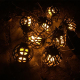 Guirlande Lumineuse Solaire 8 Lampes À Boules Effet Flamme Pour Jardin IP44 Batterie NiMH 1300 mAh - www.yonis-shop.com