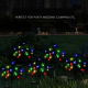 Lampe Solaire De Jardin Lotus À 16 LED Multicolores IP65 Hauteur 70 Cm Autonomie 10 À 18 Heures - www.yonis-shop.com