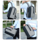 Sac À Dos Ordinateur Grande Capacité Avec Interface De Charge USB Rouge Étanche Et Anti-Vol - www.yonis-shop.com