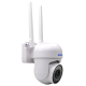 Caméra De Surveillance WiFi 3MP Vision Nocturne Couleur Détection De Mouvement Alarme Sonore Intercom Bidirectionnel IP66 Éta...