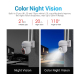 Caméra De Surveillance WiFi 3MP Vision Nocturne Couleur Détection De Mouvement Alarme Sonore Intercom Bidirectionnel IP66 Éta...